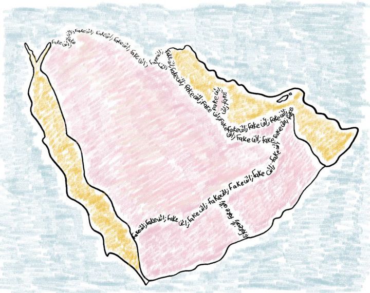 illustrated map